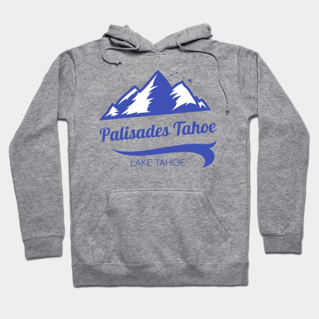 Palisades Tahoe ski - Lake Tahoe California Hoodie by MasterClassic